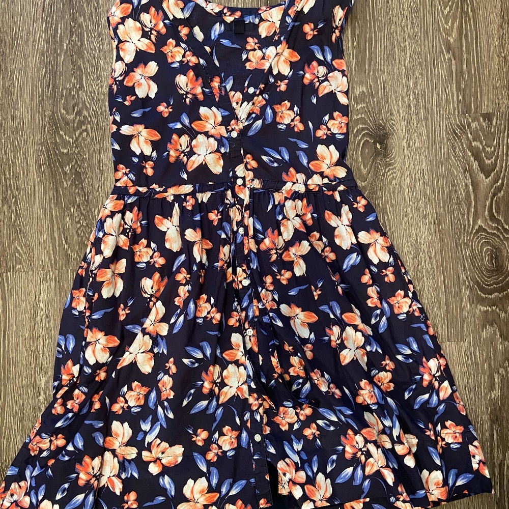 GAP- Fit and Flare Floral Dress